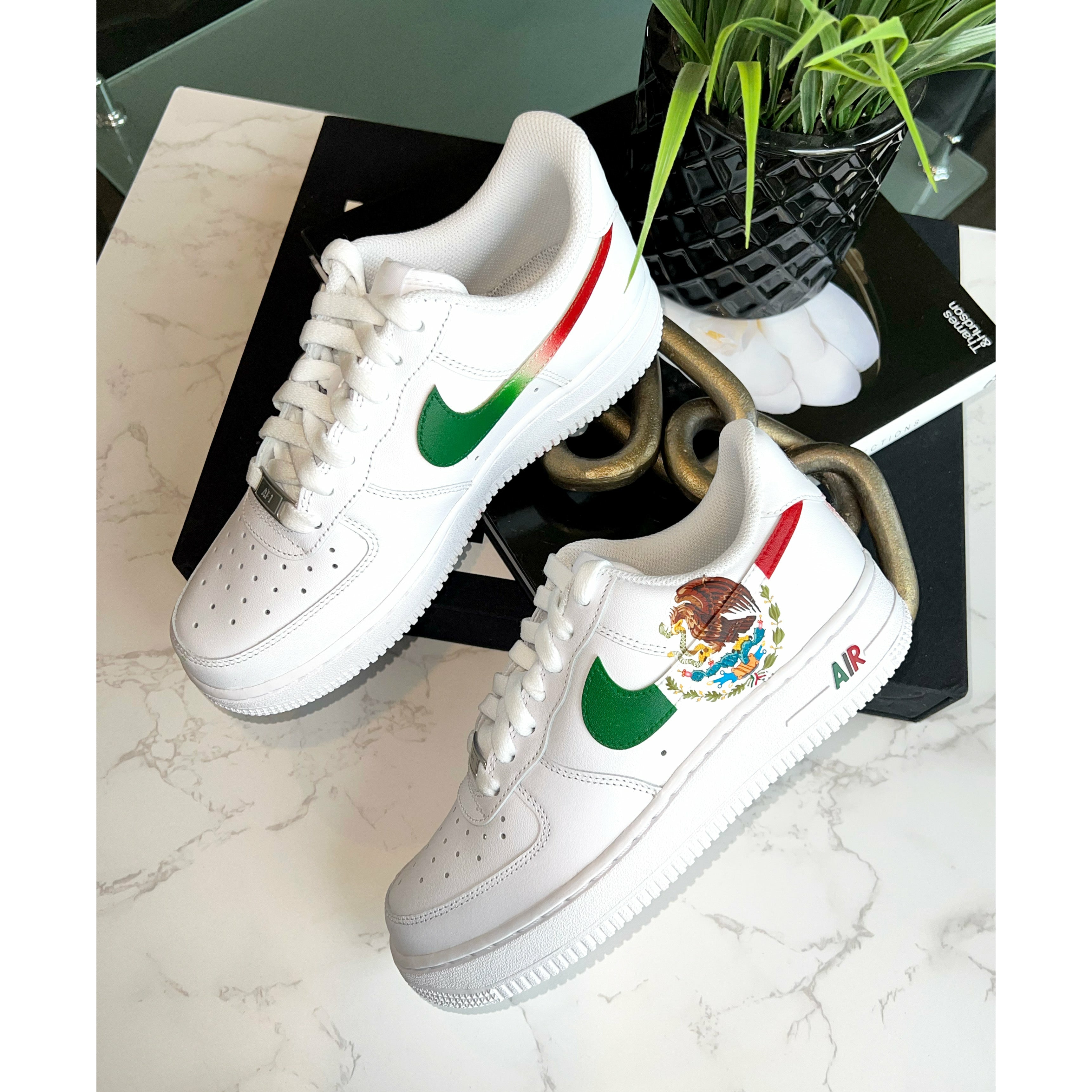 Mexico Ombré AF1s – Wavy Creationz
